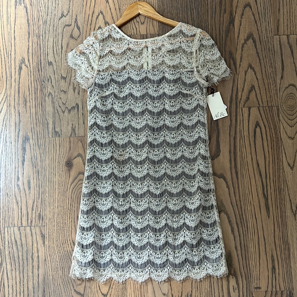 NWT Ali Ro lace shift dress. Size 2.